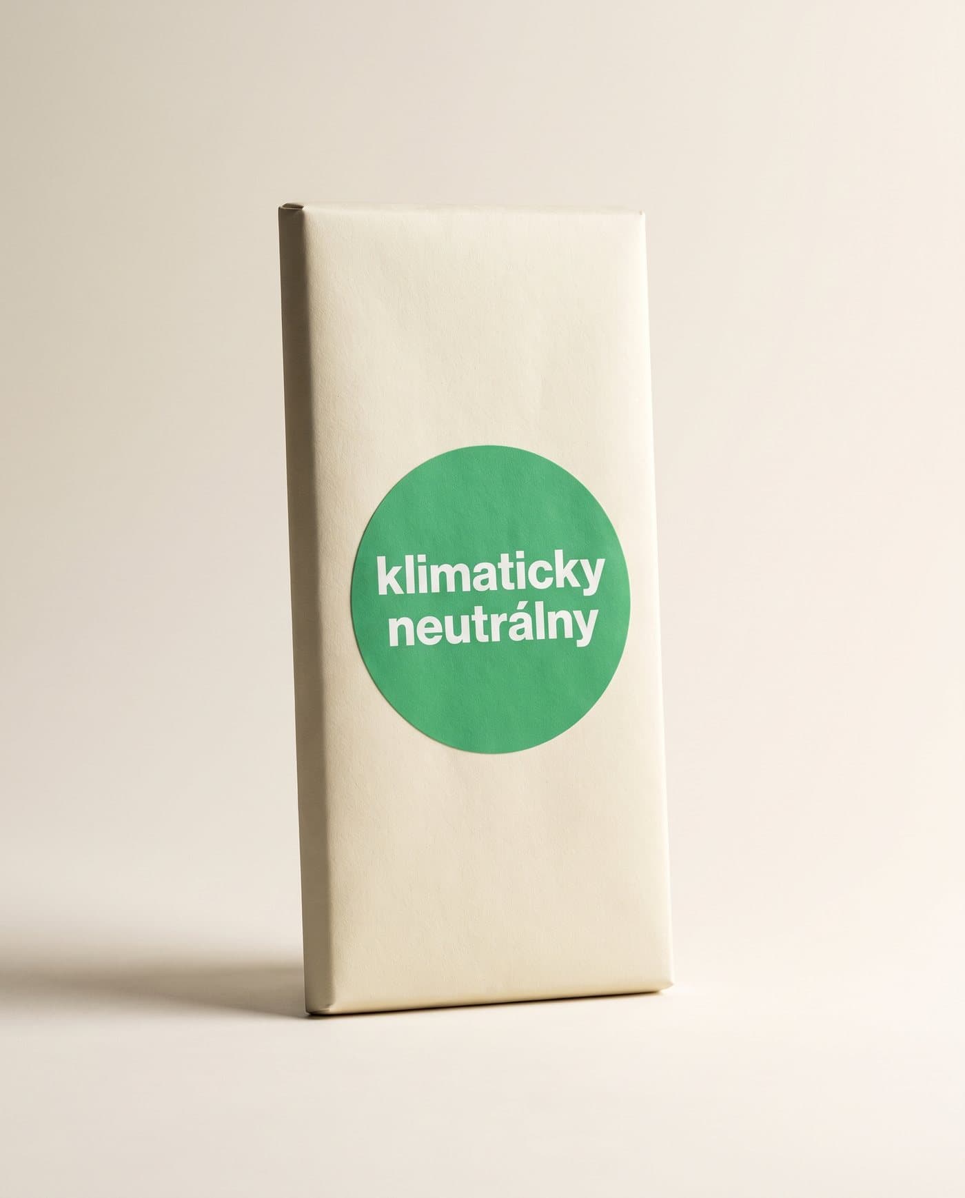 Čokoláda s nálepkou klimaticky neutrálny